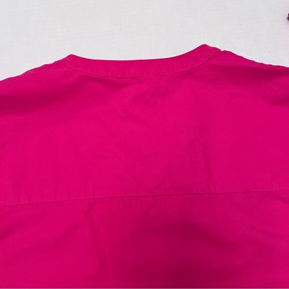 Aritzia Wilfred  Free   * Button-Up Shirt  100% Cotton Hot Pink  Oversized S - Picture 14 of 16